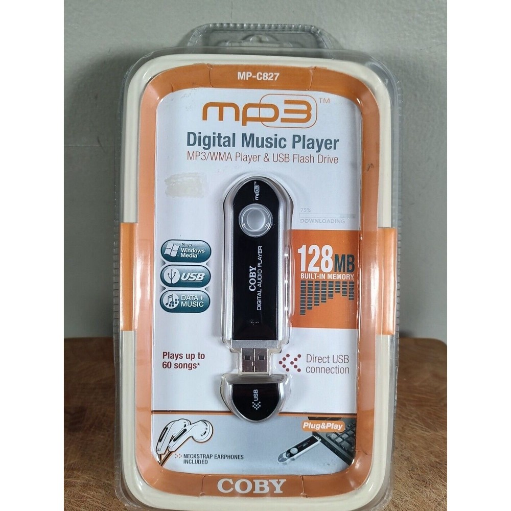 Coby MP3 Digital Media Player Brand New 128MB